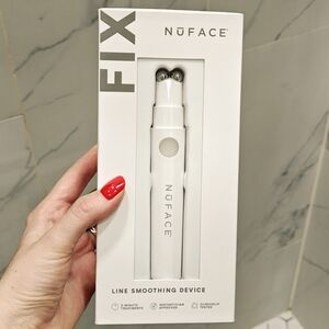 NuFACE FIX Line Smoothing Device - White, Includes FIX Line Smoothing Serum, NEW